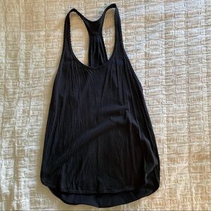 Size 4 black lululemon tank